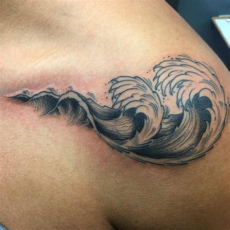 wave tattoo meanings|wave tattoos for women.